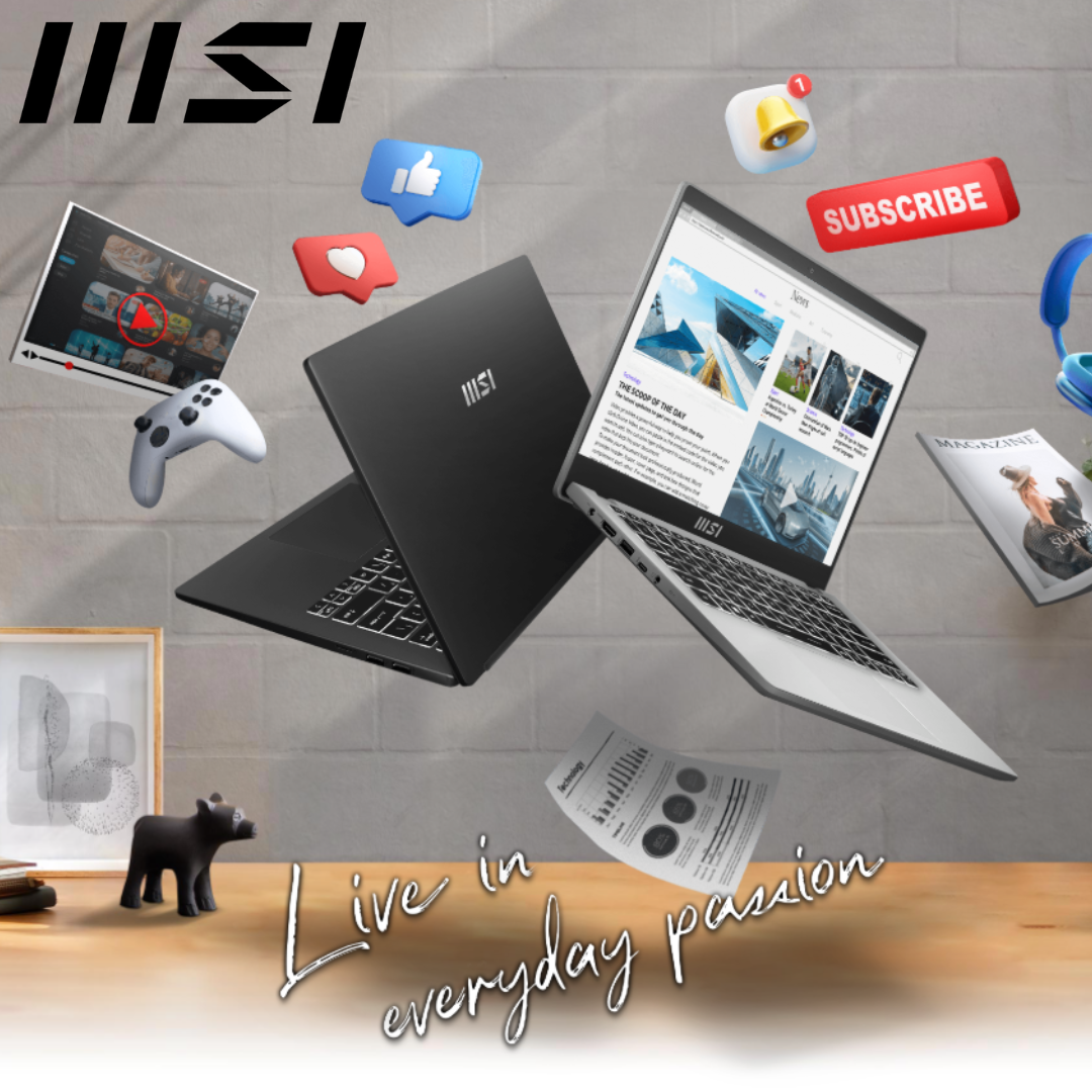 MSI Modern 14 C7M-269PH Classic Black Ryzen 7 Laptop